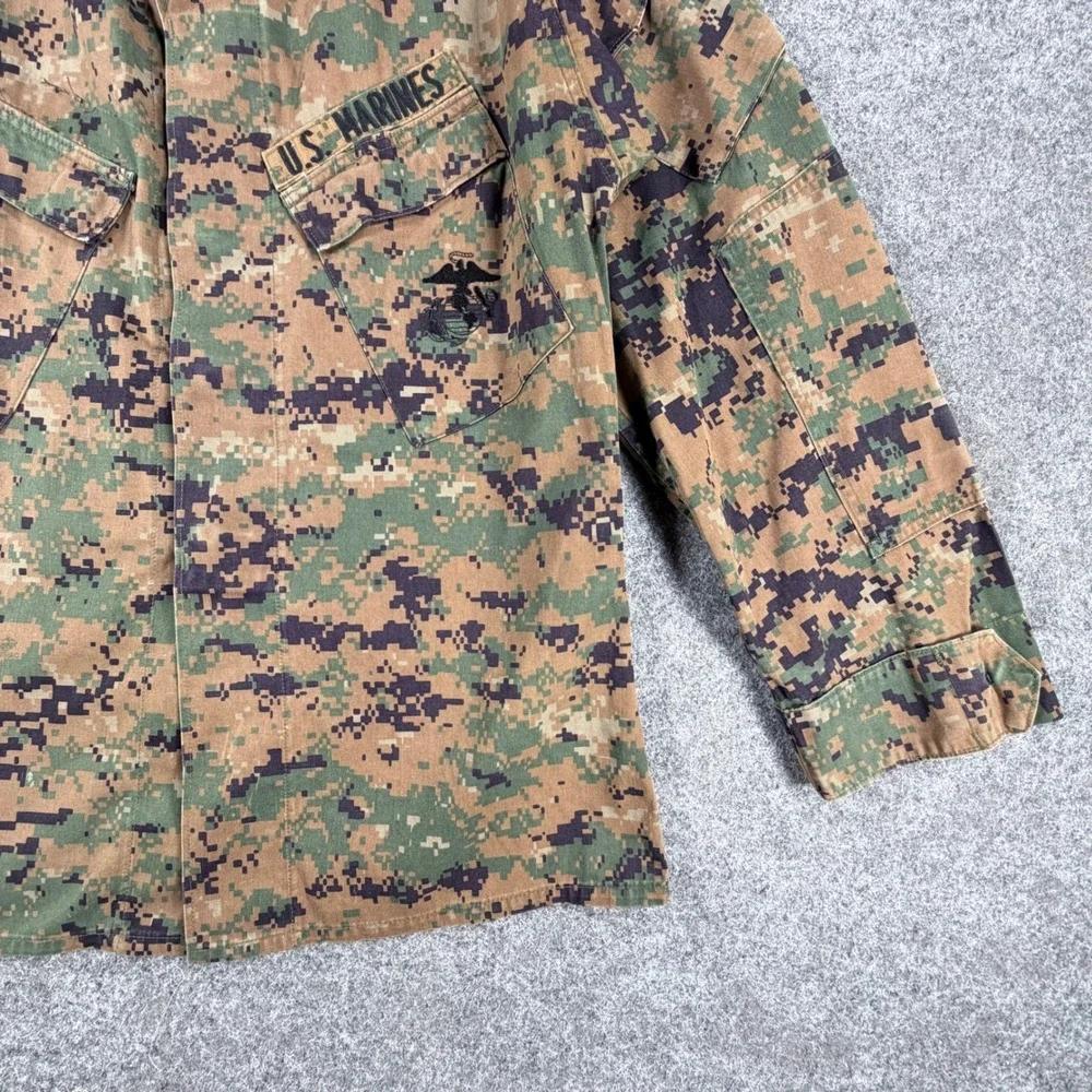 USMC MCCUU Woodland MARPAT Camo Digital Combat Uniform Blouse Jacket Small Reg